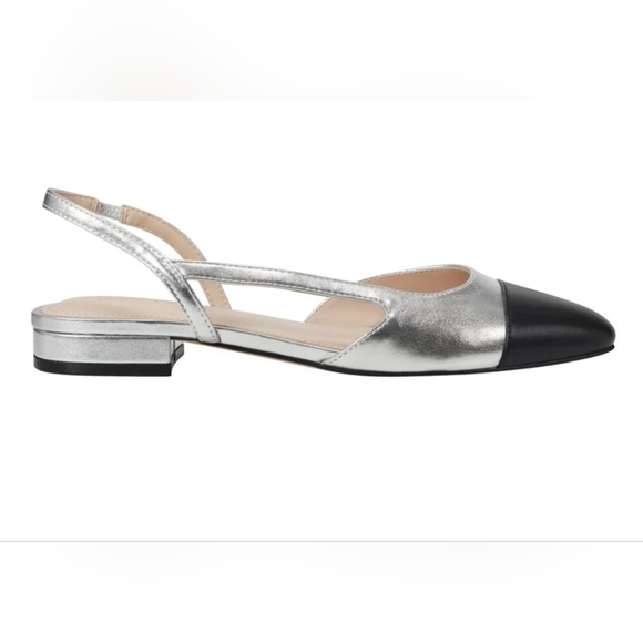 Marc Fisher Dela Closed Toe Slingback Dress Flat - Picture 4 of 5